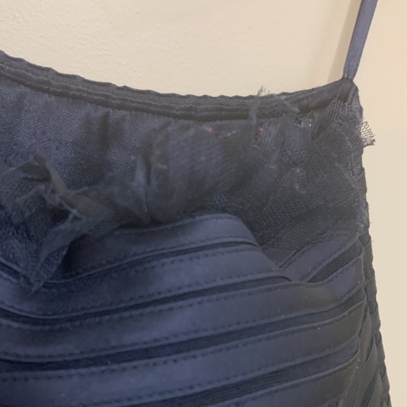 Gracia Wednesday Black Bandage Style Tulle One Shoulder Cocktail Formal Dress L - Picture 9 of 16